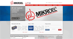 Desktop Screenshot of mikroel.pl