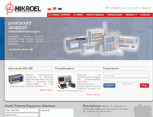 Tablet Screenshot of mikroel.pl